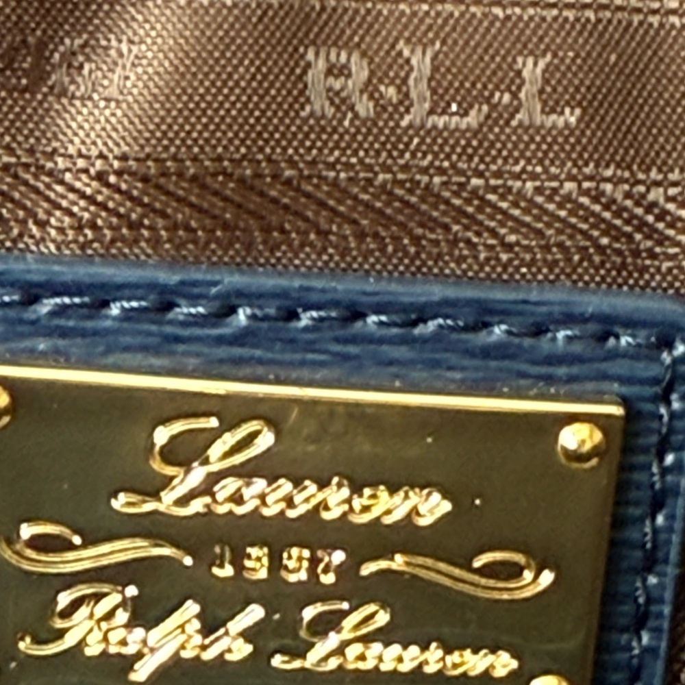 LRL Navy Tote Handbag - Picture 5 of 11